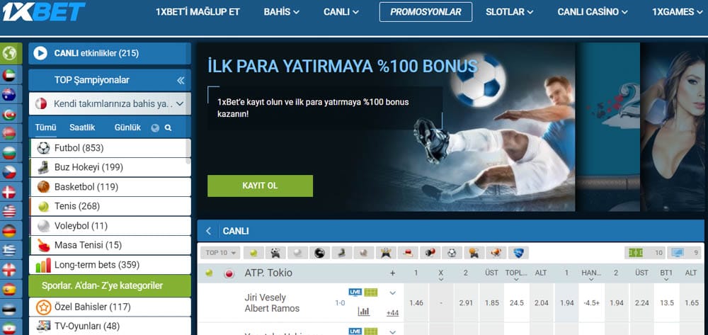 1xbet ilk üyelik bonusu nasıl kazanılır