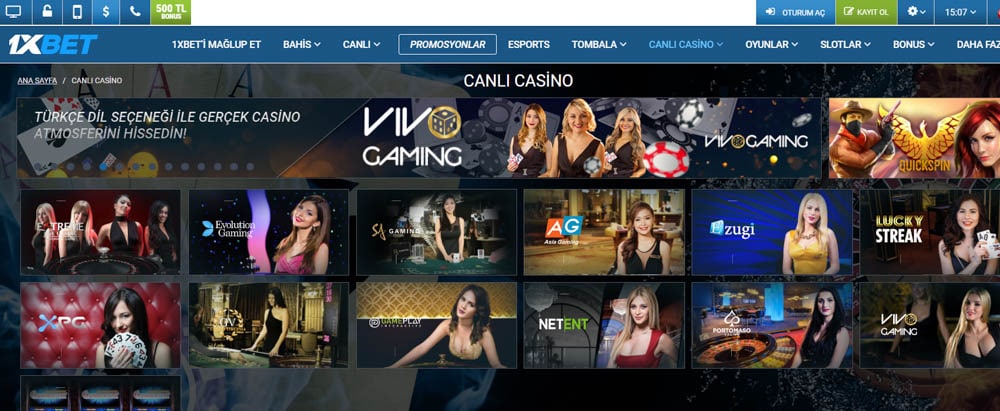 1xbet mobil uygulaması android
